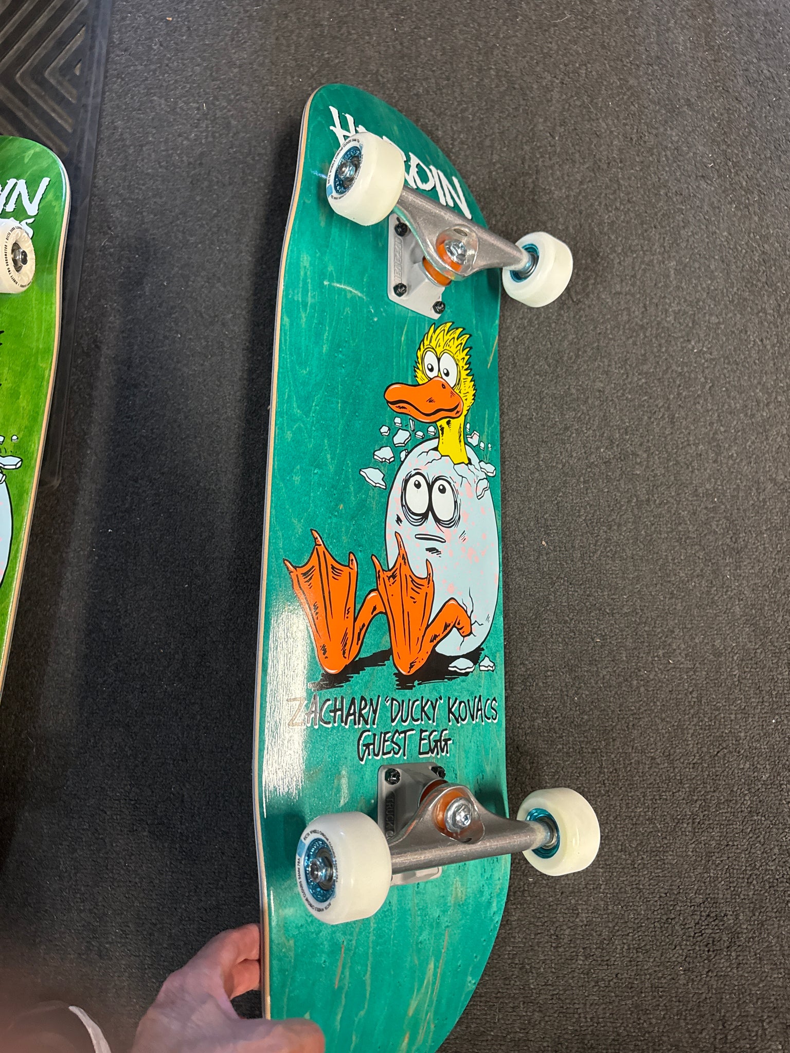 Trucks wheels bearings mounting hardware. Set up complete for the Kovacs crew