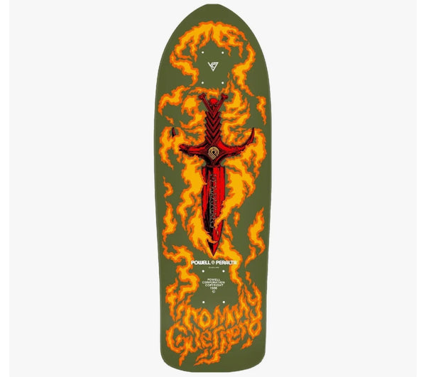 Powell Peralta BONES BRIGADE Tommy Guerrero FLAMING DAGGER series 13 Skateboard