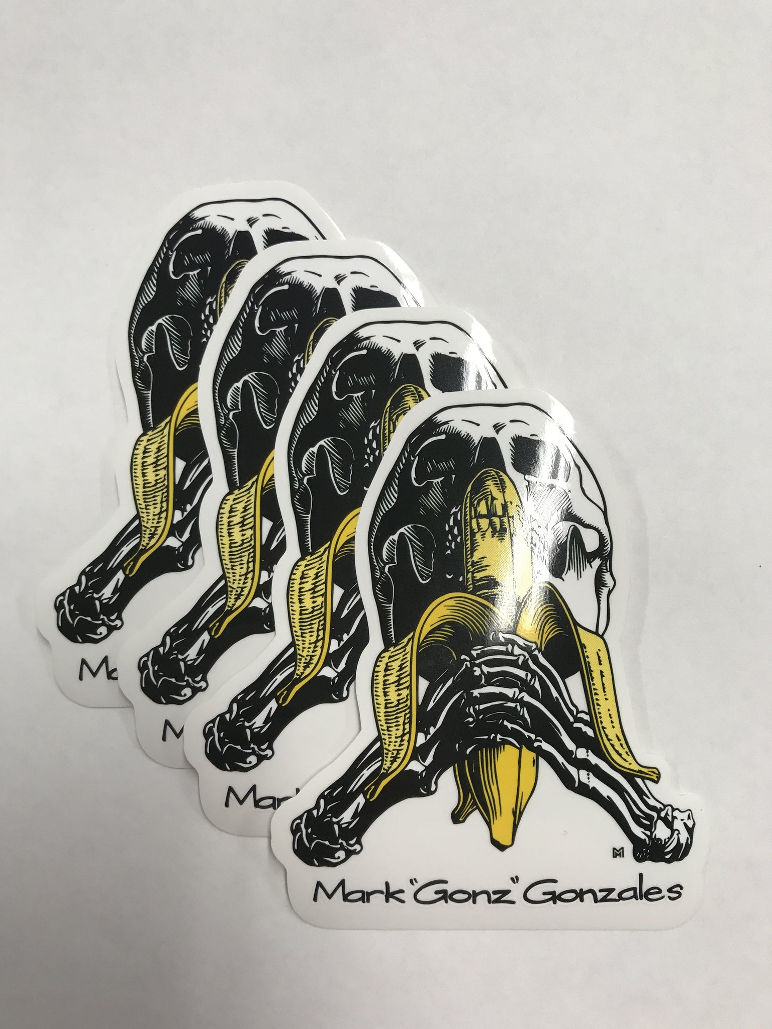 Blind Mark Gonzales Spoof Sticker Skull Banana