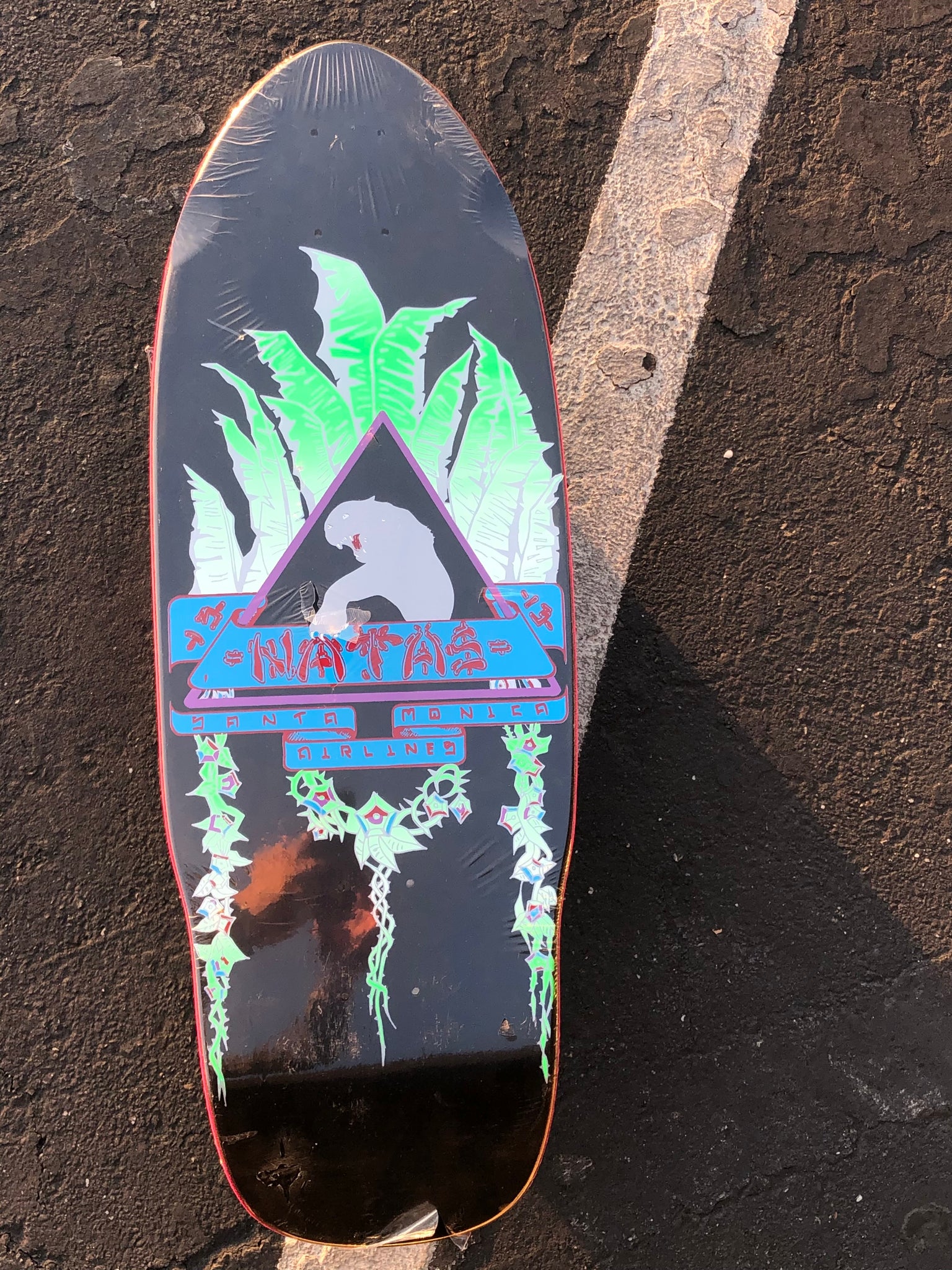 SMA Natas Leaves Deck Metallic Silver