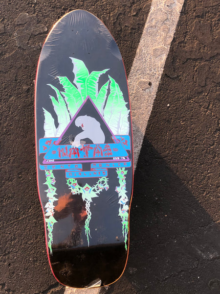 SMA Natas Leaves Deck Metallic Silver